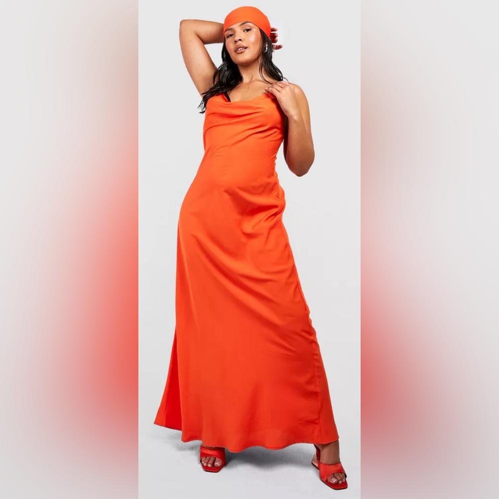 PLUS HEADSCARF & MAXI DRESS